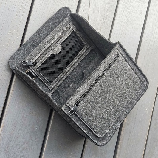 pokrowce i etui - organizery Organizer do PLECAKA - grafitowy