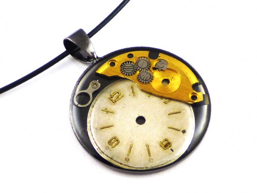 Steampunkowa zawieszka Scradeus
