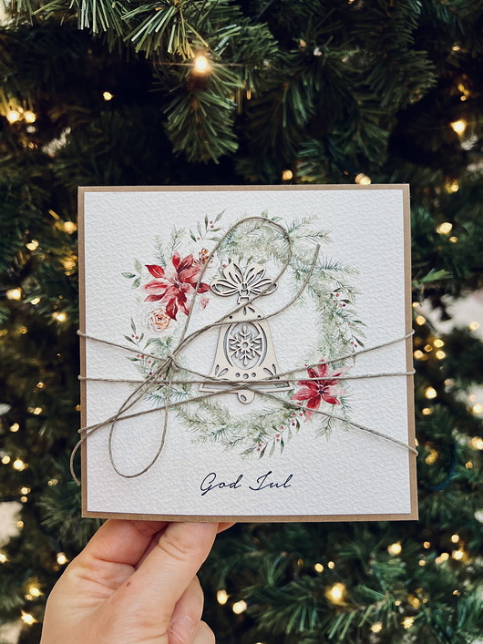 kartki świąteczne Wyjątkowa ręcznie robiona kartka świąteczna na Boże Narodzenie