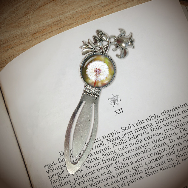 zakładki do książek Zakładka do książki - Dmuchawiec - lilia