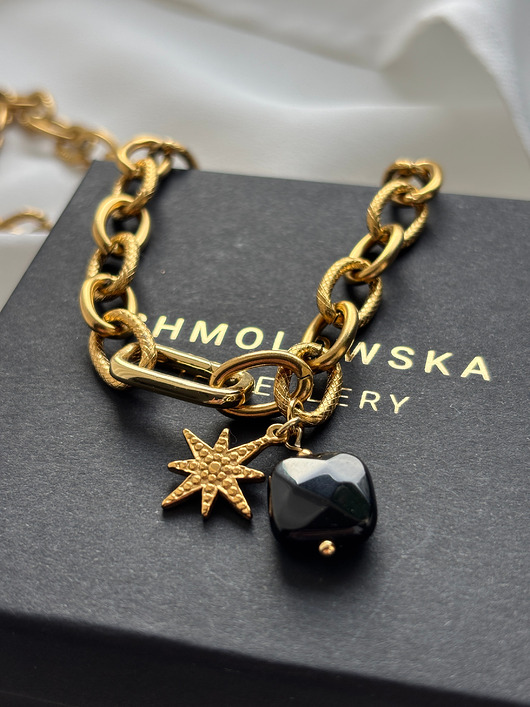 złote naszyjniki Naszyjnik łańcuszek Gwiazdka