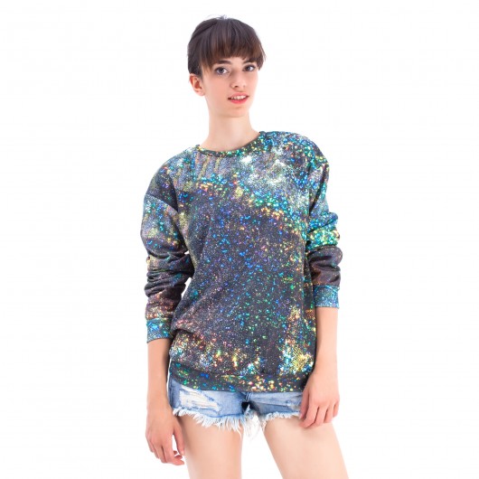 Hologram sweater Mr Gugu Miss Go