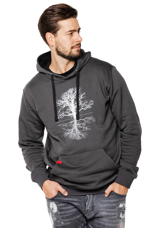 bluzy męskie Bluza kangurka UNDERWORLD unisex Tree