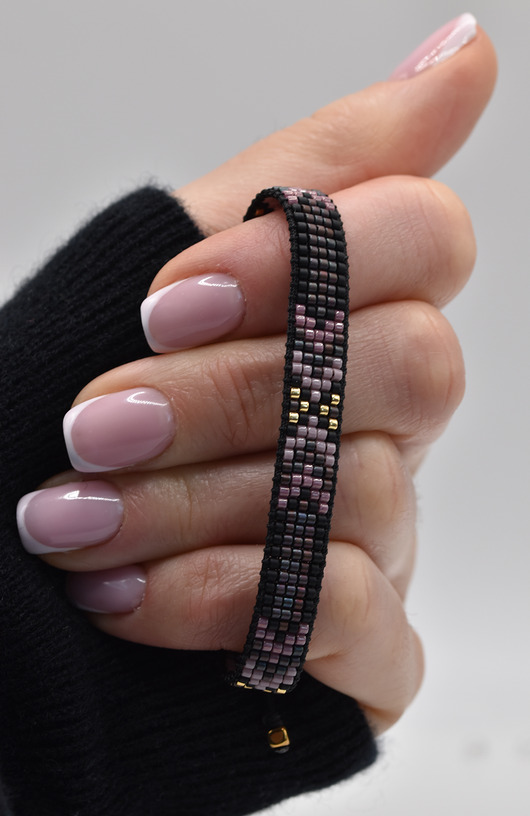 bransoletki na sznurku Tkana bransoletka