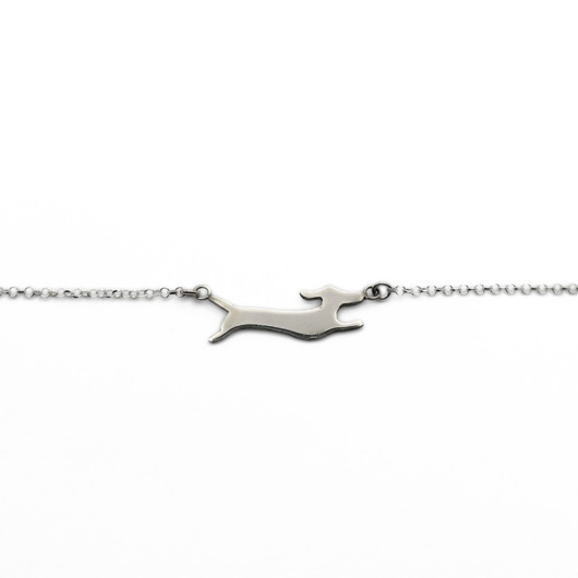 bransoletki srebrne Bransoletka "Jamniczek" srebrna