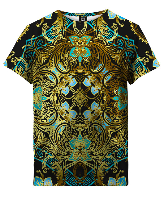 t-shirty dla chłopców T-shirt Boy DR.CROW Golden Damascus