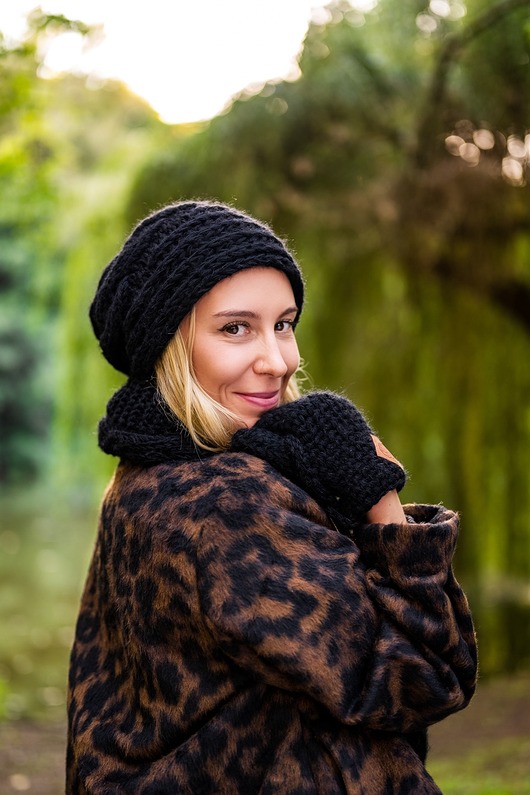 czapki damskie Czapka MERINO This is it Czarny