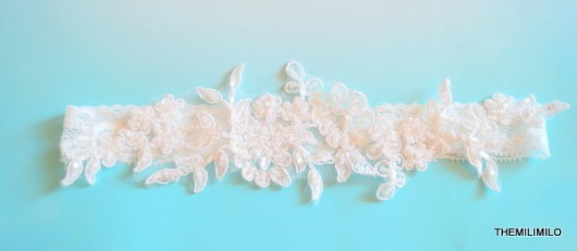 Podwiązka ślubna Vintage style Bridesline