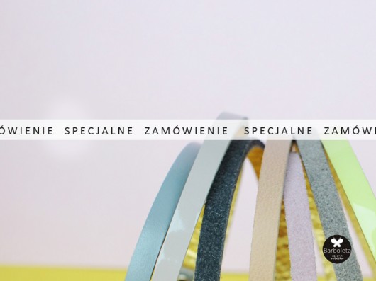 grey  + grafitowe elementy bransoletka zamszowa barboleta