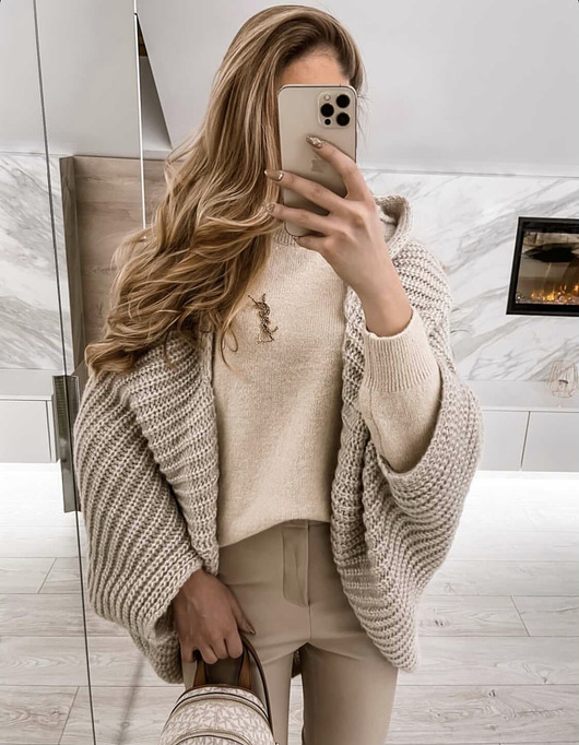 Sweter BEIGE Besquar
