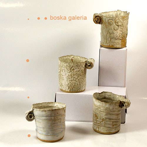 bezowe kubeczki  boskagaleria