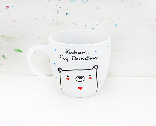 Kocham Cię Dziadku - porcelanowy kubek XL miamilu