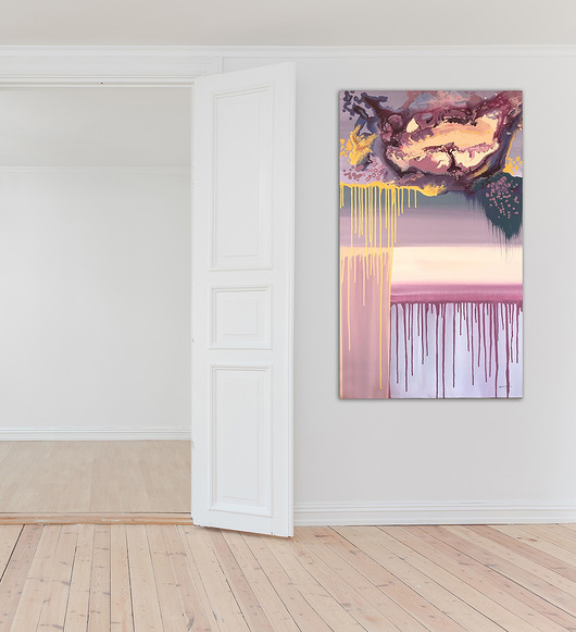 obrazy 120x70 Obraz farbami akrylowymi na płótnie