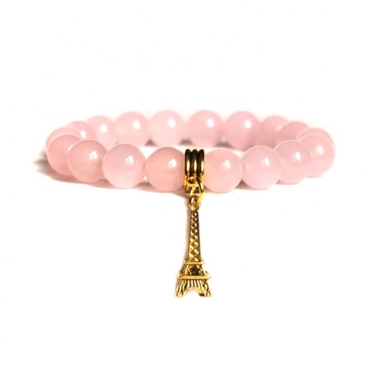 PARYŻANKA - jadeit LIGHT PINK kaktusia