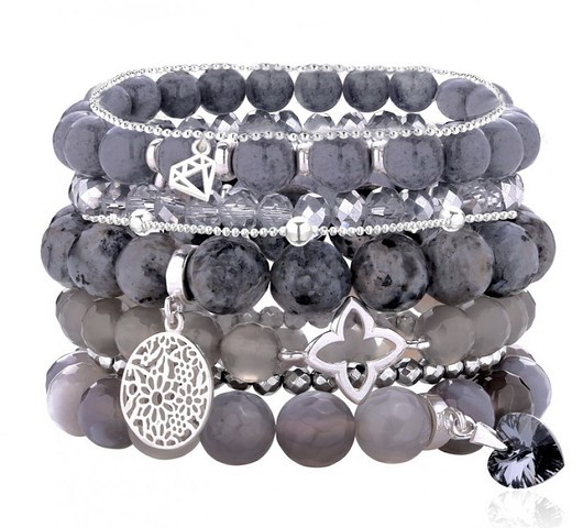 ZESTAW BRANSOLETEK SILVER MOOn Coccola JEWELLERY