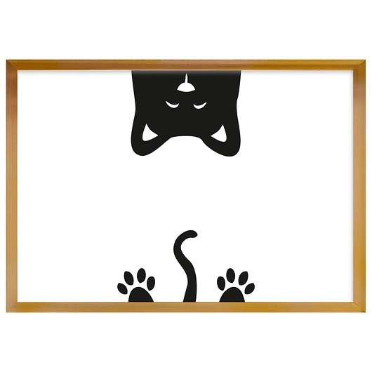 obrazy i plakaty do pokoju dziecięcego Obrazek Funny Band cat 21x30cm