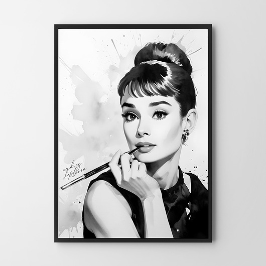 plakaty Plakat Audrey Hepburn Vintage