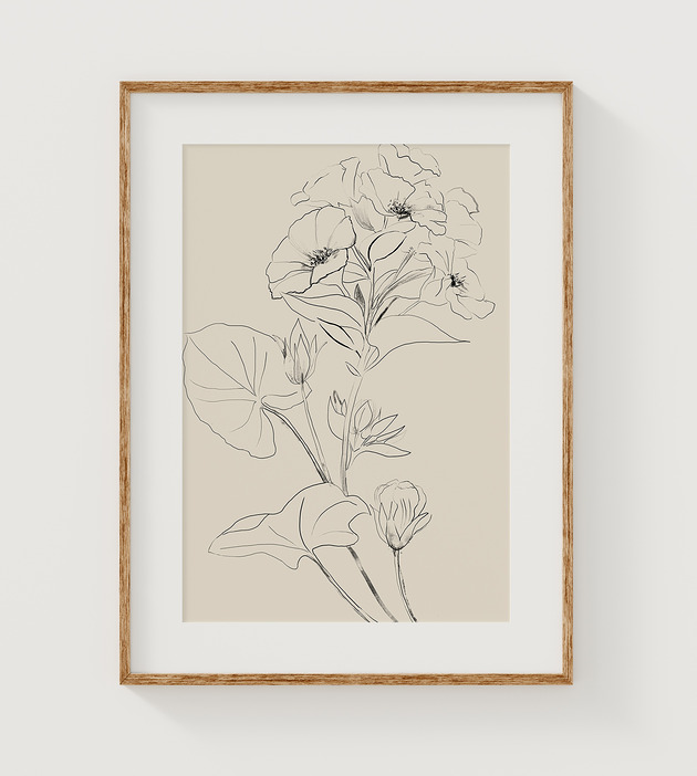 plakaty Plakat Rysunek botaniczny A3
