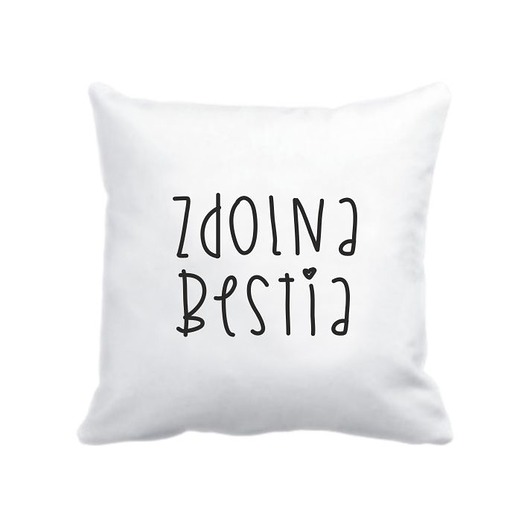 poszewka. zdolna bestia Love Life and Forest