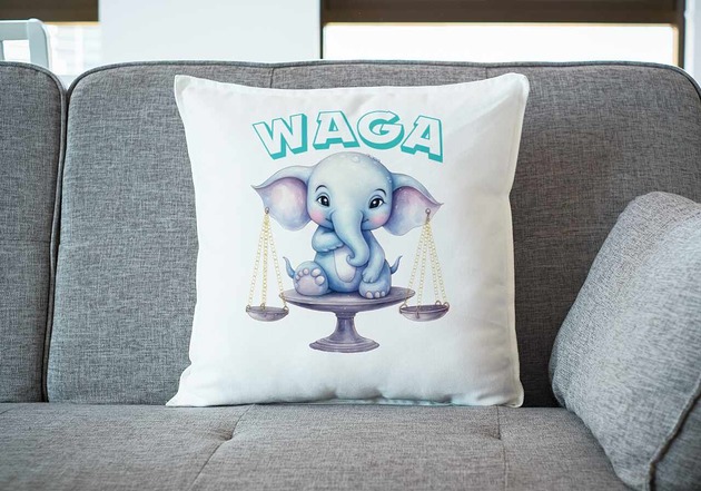 poduszki do pokoju dziecka Poduszka znak zodiaku horoskop poduszka dziecięca waga