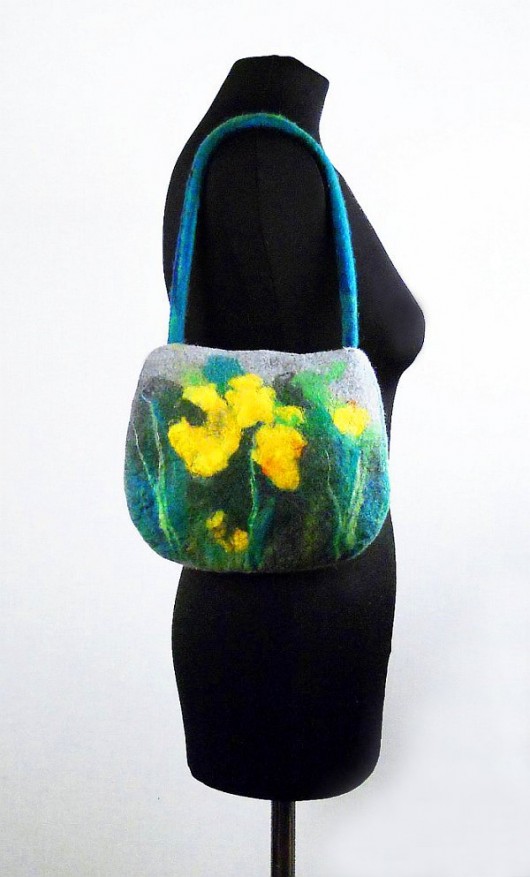 Jedwabnofilcowa Torebka: Living Bag filcant