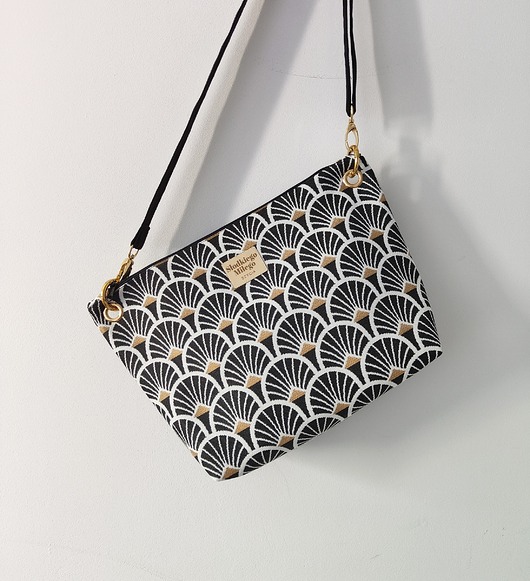 torby na ramię Torebka R U T H Peacock Eye - żakardowa torebka midi