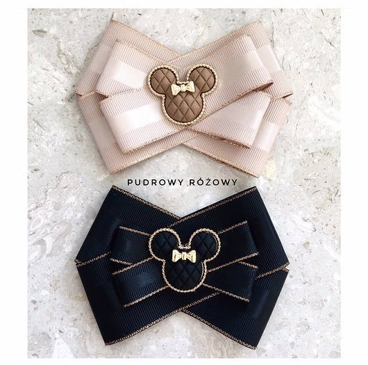 broszki Beżowa Brosza MICKEY  Hit! 1szt