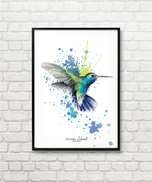 grafika MYSTERY GARDEN - Wings of Creativity Col Claudine