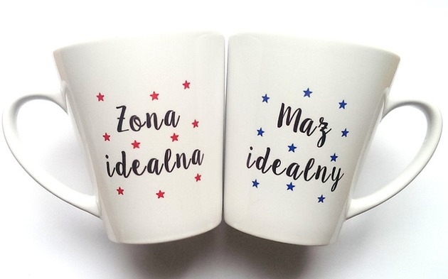 kubki Kubki Latte  ŻONA MĄŻ