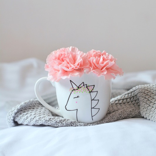Jednorożec w wianku 350ML my mug company