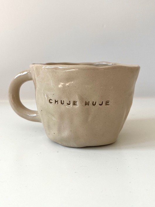 kubki Kubek z brzydkim napisem CHUJE MUJE 250 ml