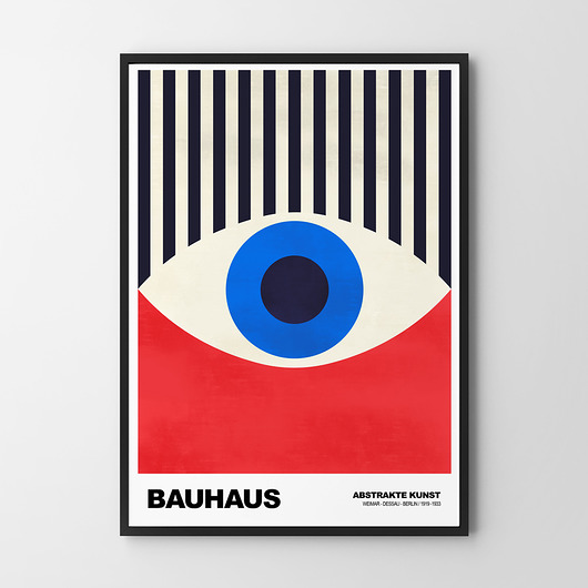 plakaty Plakat Bauhaus Colorful Eye