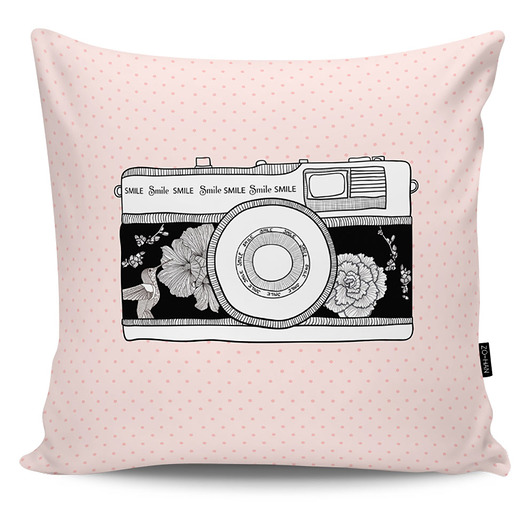 Poduszka Retro Camera Zo Han