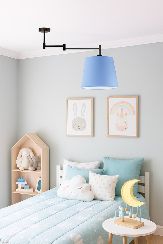 lampy do pokoju dziecka Dziecięca lampa sufitowa na wysięgniku regulowanym TAMPA KIDS