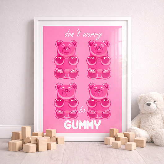 obrazy i plakaty do pokoju dziecięcego Plakat  żelek