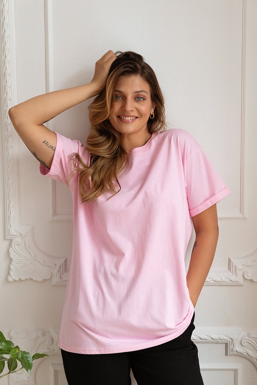 t-shirt damskie T-shirt Voila Róż