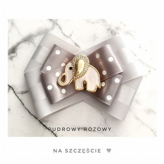broszki Symbol szczęścia. Słoń z trąbą do góry. NEW