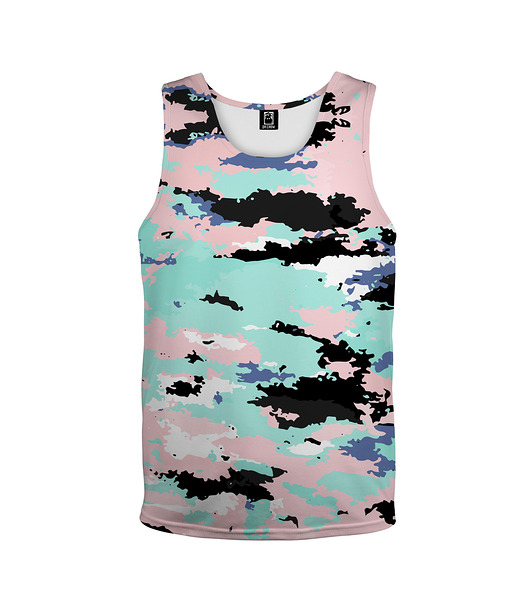 t-shirty dla chłopców Bokserka Top Boy DR.CROW Camo Light