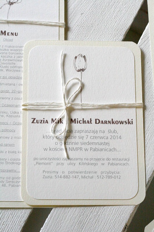 10 Zaproszeń ślubnych Flower Harmony ślub Zaproszenia Kartki