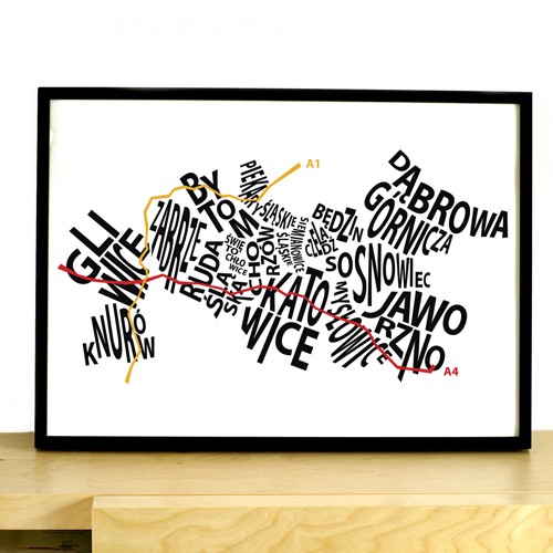 Plakat Śląski ONE MUG A DAY
