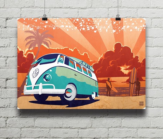 Ogórek - vintage plakat minimalmill