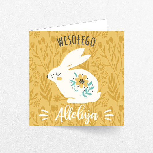 kartki wielkanocne Kartka wielkanocna wzór 18