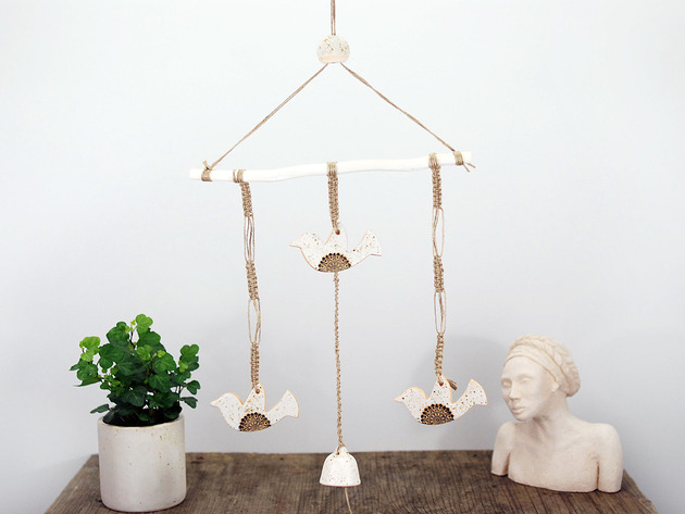 łapacze snów Boho dekoracja na ścianę - do sypialni, salonu