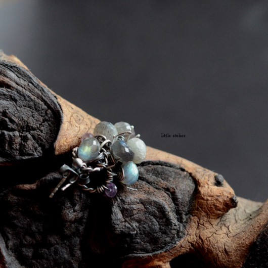wianuszki z labradorytem little atelier