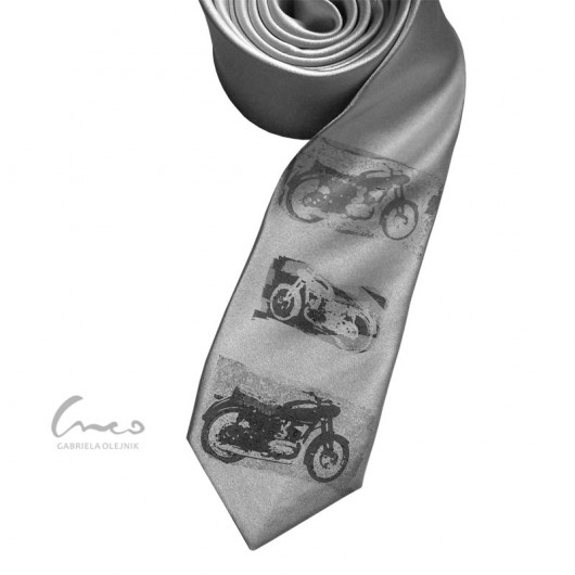 muszki i krawaty Krawat Motocykle