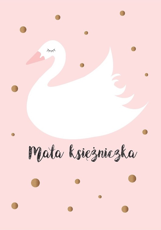 PLAKAT "MAŁA KSIĘŻNICZKA" A3 My Prints