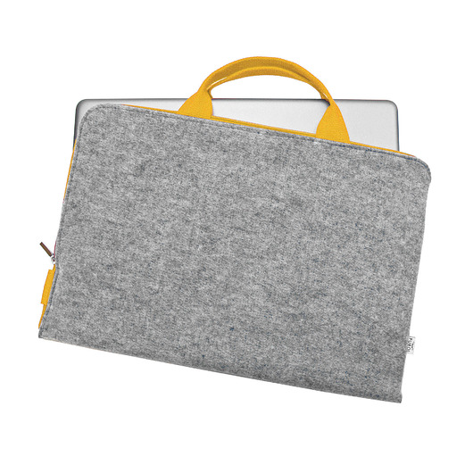 FILCOWE ETUI na laptopa żółte rączkii zamek FILCOWE ETUI na laptopa żółte rączkii zamek