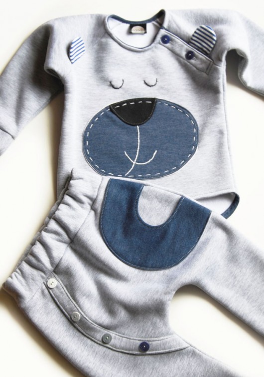 Dres z misiem komplet bluza spodenki pumpy  agagu