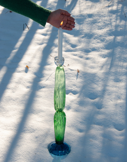 świeczniki i świece Świecznik "Optyk"