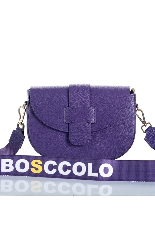 torby na ramię Torebka skórzana półokrągła (7084)